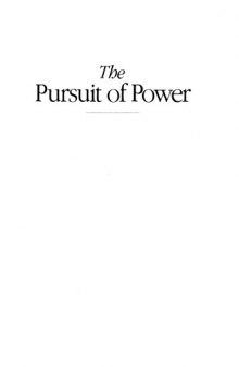 The Pursuit of Power: Technology, Armed Force and Society since A.D. 1000