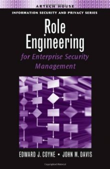 Role engineering for enterprise security management