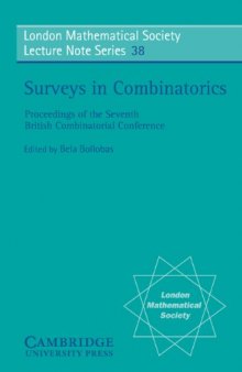 Surveys in combinatorics. Proc. 7th British combinatorial conf.