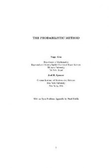 The probabilistic method in combinatorics