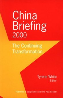 China briefing 2000: the continuing transformation