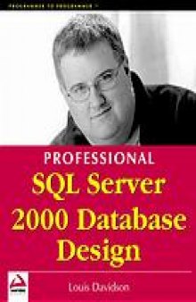 Professional SQL server 2000 database design