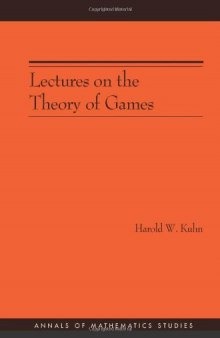 Lectures on the theory of games