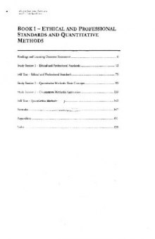 Ethical and Professional Standards, and Quantitative Methods Book 1 Schwesernotes 2009 CFA Exam Level 1 By Kaplan Schweser Schwesernotes 