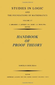 Handbook of Proof Theory
