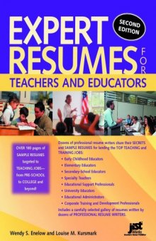 Expert Resumes for Teachers and Educators, 2nd Edition