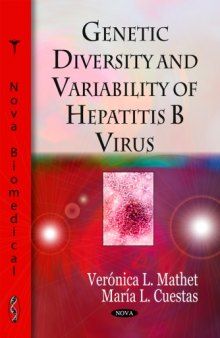 Genetic Diversity and Variability of Hepatitis B Virus (Nova Biomedical)