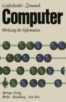 Computer: Werkzeug der Information