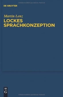 Lockes Sprachkonzeption (Quellen Und Studien Zur Philosophie) (German Edition)