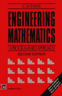 Engineering Mathematics: A Programmed Approach
