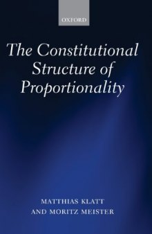 The Constitutional Structure of Proportionality