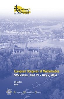 European Congress of Mathematics, Stockholm, June 27 - July 2, 2004