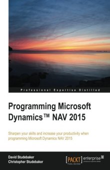 Programming Microsoft Dynamics™ NAV 2015