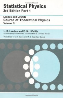 Statistical Physics, Third Edition, Part 1: Volume 5 
