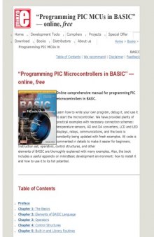 Programming PIC Microcontrollers in BASIC