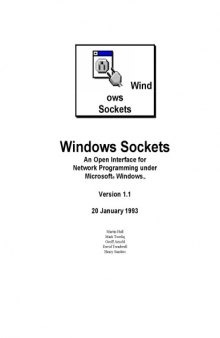 Windows sockets API.V1.1