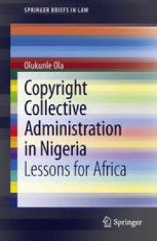 Copyright Collective Administration in Nigeria: Lessons for Africa