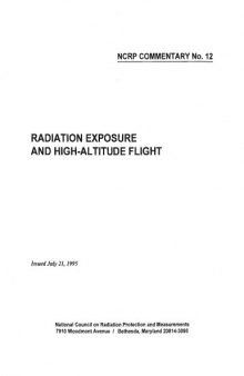 Radiation Exposure and High Altitude Flight