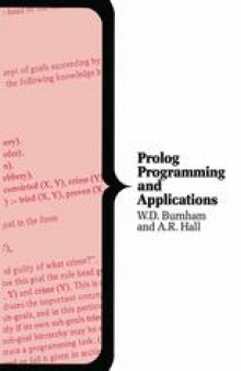 Prolog Programming and Applications