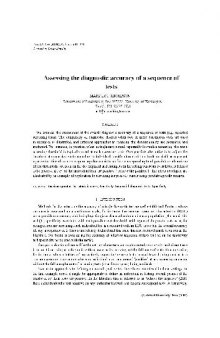 Assessing the diagnostic accuracy of a sequence of tests