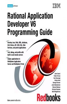 Rational Application Developer V6 Programming Guide: 2 Volume Set