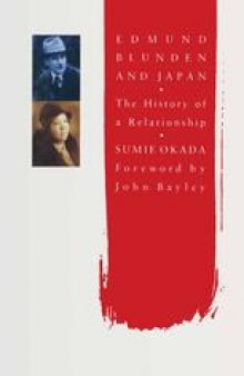 Edmund Blunden and Japan: The History of a Relationship