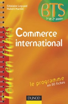 Commerce international BTS 1e et 2e années
