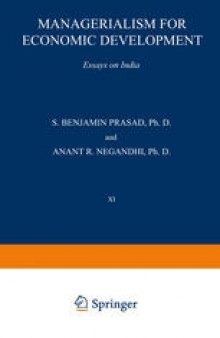Managerialism for Economic Development: Essays on India