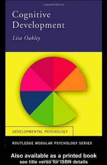 Cognitive Development (Routledge Modular Psychology)
