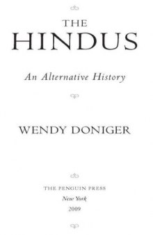 The Hindus: An Alternative History  