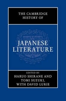 The Cambridge History of Japanese Literature