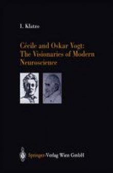 Cécile and Oskar Vogt: The Visionaries of Modern Neuroscience