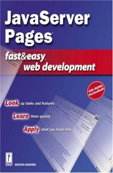 JavaServer Pages Fast & Easy Web Development w CD