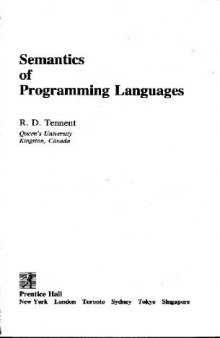 Semantics of programming languages