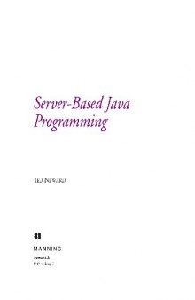 Server-Based Java Programming