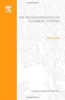 The Metamathematics of Algebraic Systems. Collected Papers 1936-1967