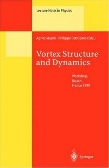Vortex Structure and Dynamics: Lectures of a Workshop Held in Rouen, France, April 27-28, 1999 (Lecture Notes in Physics)