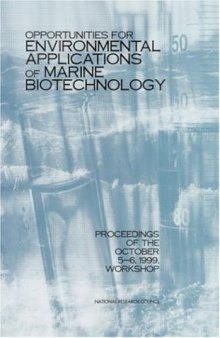 Opportunities for Environmental Application of Marine Biotechnology