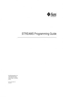 STREAMS Programming Guide