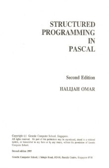 Structured Programming in PASCAL 