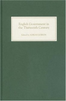 English Government in the Thirteenth Century