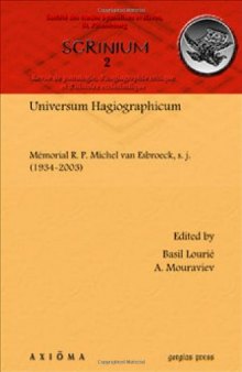 Universum Hagiographicum (Scrinium: Revue De Patrologie, D'hagiographie Critique Et D'histoire Ecclésiastique)