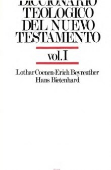 Diccionario Teológico del Nuevo Testamento, tercera edición (4 vols.)