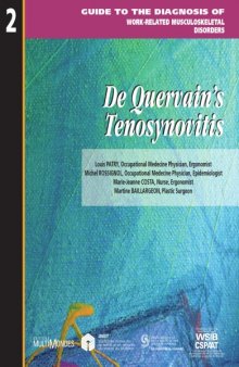 De Quervain's Tenosynovitis (Guide to the diagnosis of work-related musculoskeletal disorders, 2)