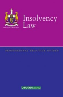 Insolvency Law Professional Practice Guide (Professional Practice Guides)