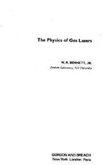 The physics of gas lasers