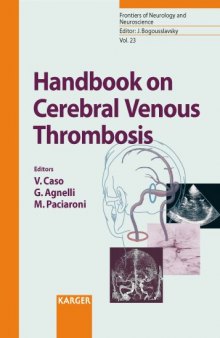 Handbook on Cerebral Venous Thrombosis (Frontiers of Neurology and Neuroscience)