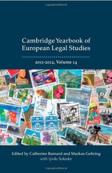 Cambridge Yearbook of European Legal Studies: Volume 14, 2011-2012