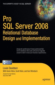 Pro SQL Server 2008 Relational Database Design and Implementation (Pro)