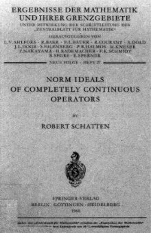 Norm Ideals of Completely Continuous Operators